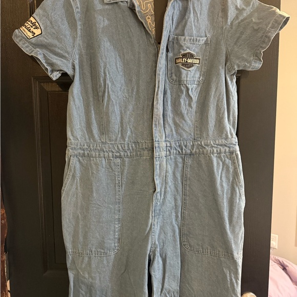 Harley Davidson Denim Jumpsuit - Picture 5 of 5
